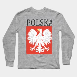 Polska Coat of Arms Long Sleeve T-Shirt